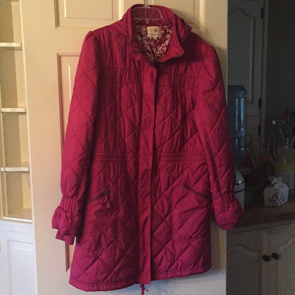 Title nine Jackets & Blazers - Title Nine Wine Colored Puffer Jacket XL